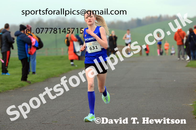 Boys and Girls Under-15s 2025 Heaton Memorial 10k Road Race, Newcastle Town Moor, Sunday, November 9th. Photo: David T. Hewitson/Sports for All Pics